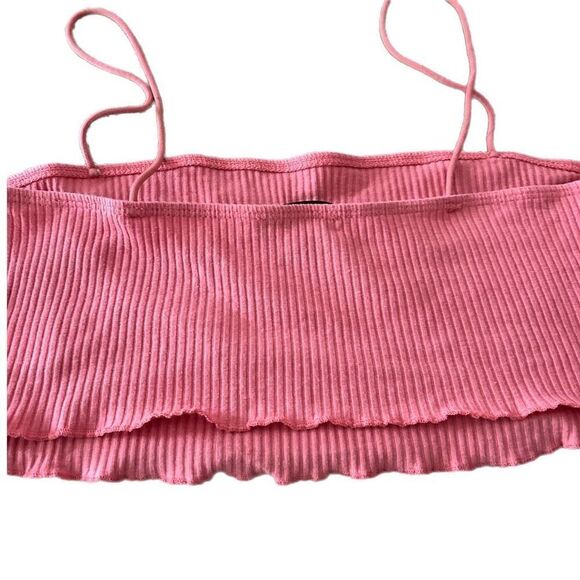 SHEIN Floral Embroidered Crop Cami Top Large - Picture 4 of 16